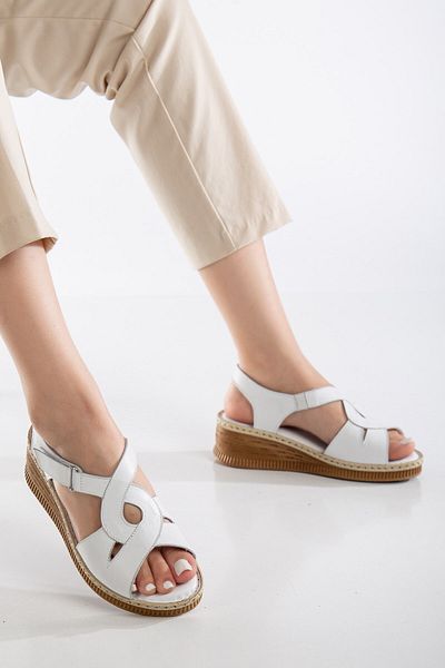 By Yağlıoğlu Orthopedic Anatomical Extra Comfortable Heel Spur Women's Sandal
