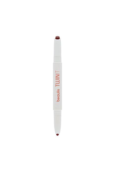 beaulis Twin It Double Sided Lipstick & Lip Liner-174 Dark Salmon