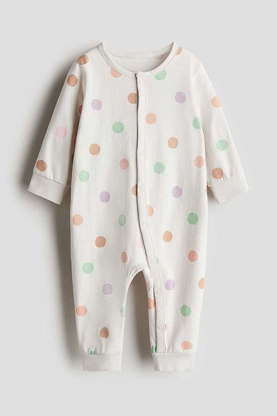H&M Printed cotton sleepsuit