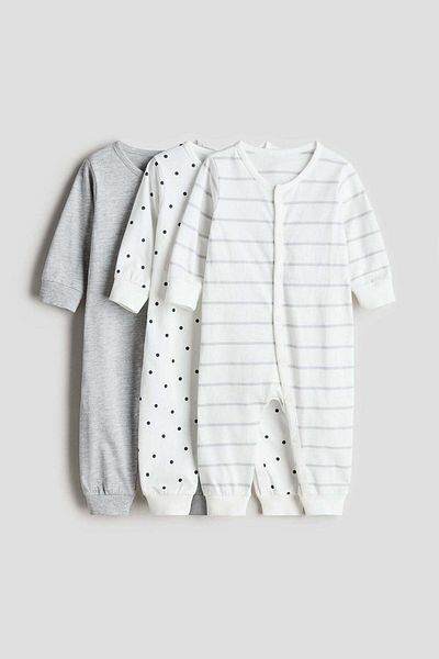 H&M 3-pack Cotton Pyjamas