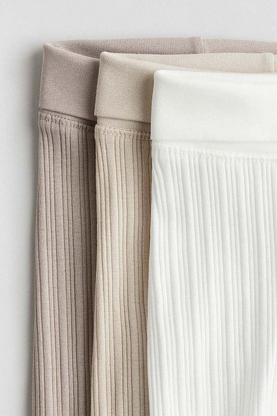 H&M 3-pack cotton leggings