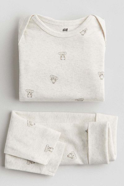 H&M 2-piece cotton jersey set