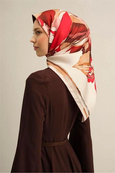 Armine Armi̇ne Twill Silk Scarf 2025 Summer Season 9340D02-03
