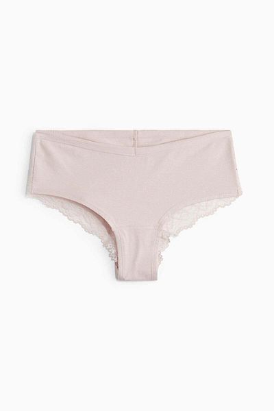 H&M MAMA 5-pack lace-trimmed cotton hipster briefs
