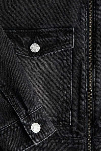 H&M Zipped denim jacket