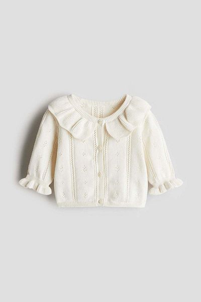 H&M Pointelle-knit Cardigan