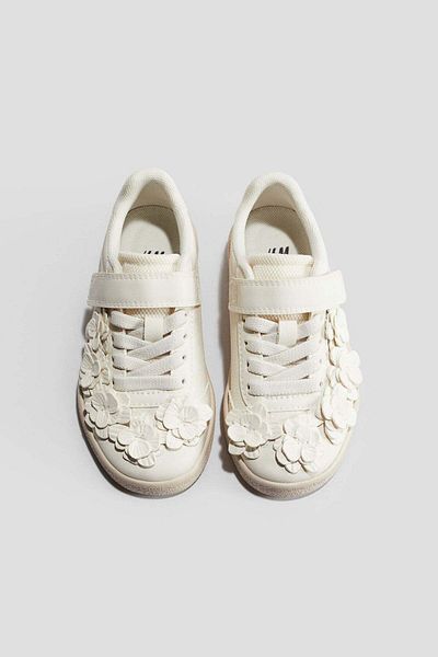 H&M Flower-detail trainers