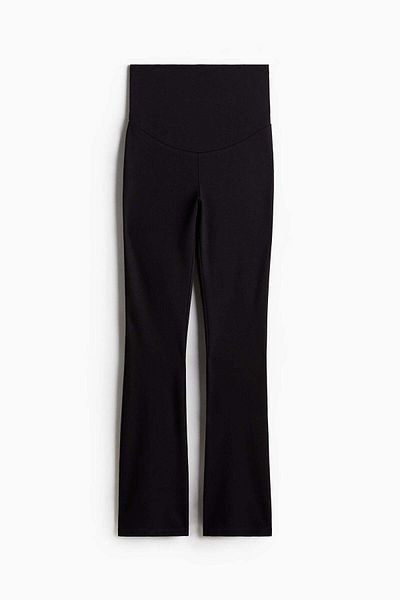 H&M MAMA Flared jersey trousers