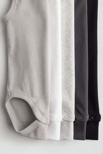 H&M 5-pack cotton bodysuits