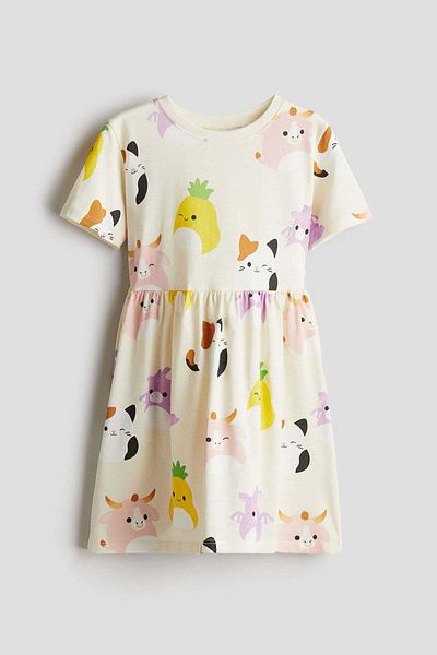 H&M Printed jersey dress