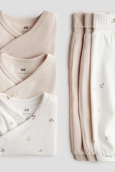 H&M 6-piece Cotton Set
