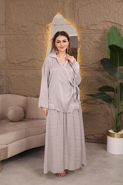 MAY MARA   Oversize Bluzlu Etelik 2-Piece Set Abyeye