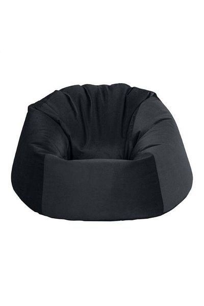 House One Chair | Round Bean Bag Velvet - Dark Grey - Meduim