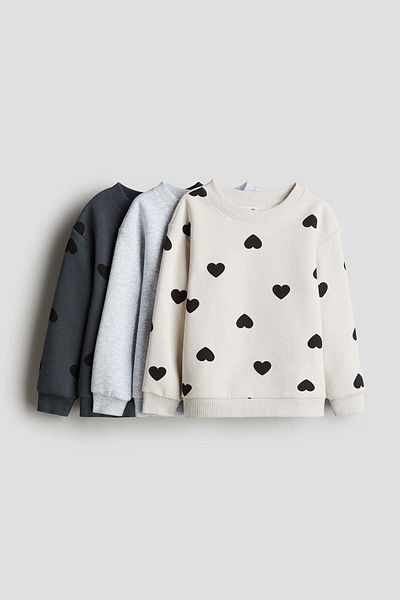H&M 3-pack sweatshirts
