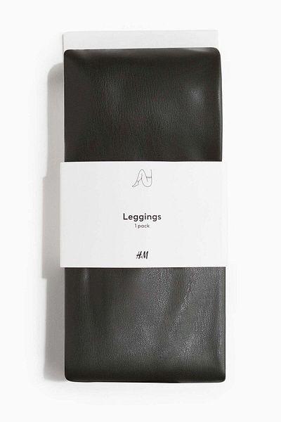 H&M Imitation leather leggings