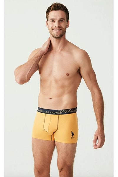 U.S. Polo Assn. Men's Licensed Boxer Set 95% Cotton, 5% Elastane, 3 Pieces, Colorful (Boxed)