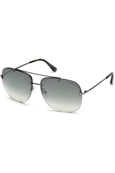 Tom Ford Shelby Dark Silver Unisex Sunglasses FT0620/S 08Q