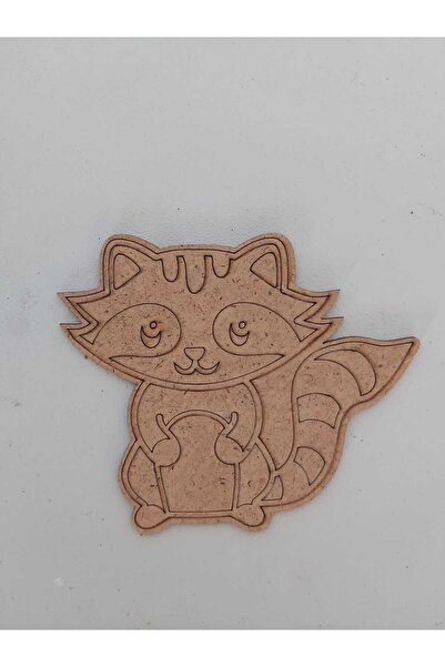 Forester Toys مجموعة من 5 ألعاب رسم خشبية على شكل راكون، مجموعة فنية لأنشطة ر...