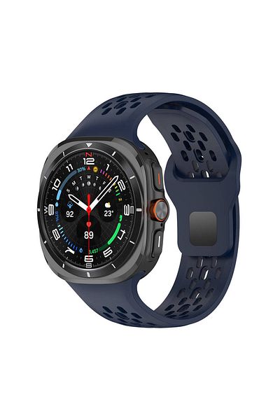 morfide Samsung Galaxy Watch Ultra 47mm Compatible Silicone Cord Designed with Holes