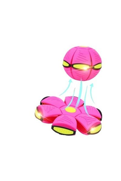 Woody Sofia Lighted Bouncing Frisbee Ball Toy Ball-Shaped Frisbee Bouncing Children's Toy