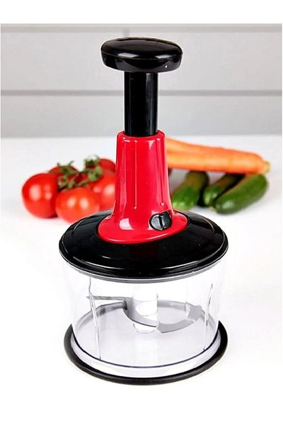 Fark Teknoloji Top Press Rondo Hand Blender with Stainless Steel Blade Onion Chopper Vegetable Chopper