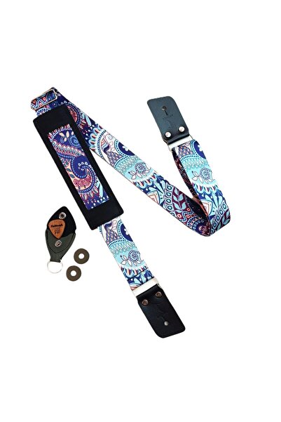 MEDUSA CURVE SR MODEL GİTAR ASKISI STRAP LOCK ASKI KİLİTİ AHŞAP PENA VE PENA KILIFI HEDİYELİ