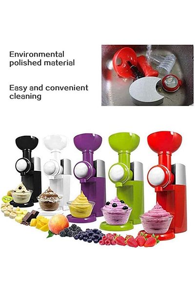 Generic Swirlio Ice Cream Maker, with Built-in Freezer, Multi-Color Automatic Machine