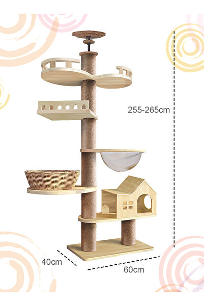 KidLe Cat Climbing Frame Cat Nest Cat Tree Cat Tower
