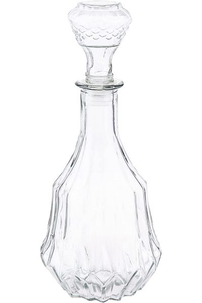 AKDC Glass Juice Bottle Jenva L(12CM) XW(12CM) XH(30CM) Multicolour