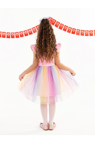 Civil Girls Pink Girl Dress, for 4-9 Years