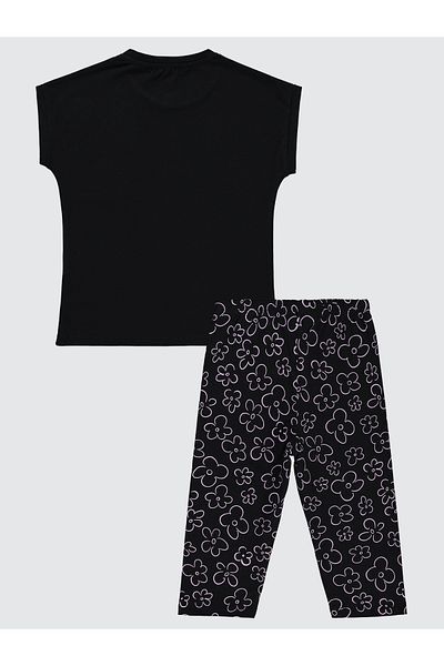 Civil Girls 6-9 Year Old Girl's Black Suit Set