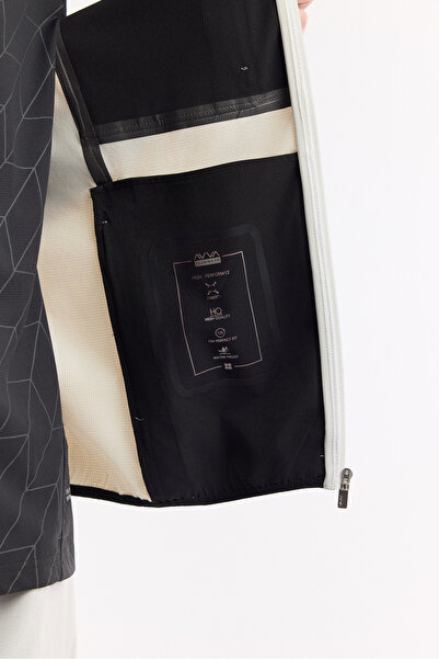 Avva Erkek Taş Dik Yaka Su İtici Rüzgar Geçirmez Bi-Stretch Comfort Fit Yelek A51Y6552