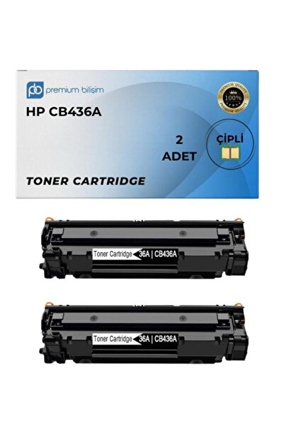 HP Laserjet M1522n MFP M1523nf MFP M1120 MFP P1505 P150n Muadil Toner 2 Adet - CB436A