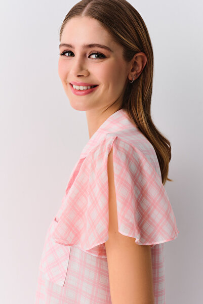 SUWEN Dixie Gömlek Yaka Pijama Takımı