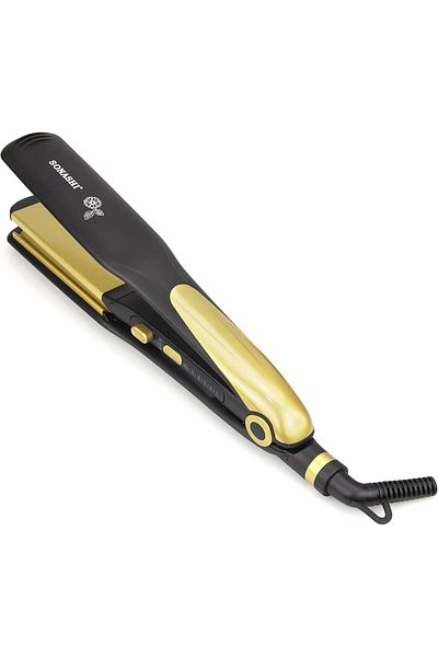 sonashi 2-in-1 Hair Straightener & Crimper, Ceramic Plates, Temp Control, LED Indicator, 70W