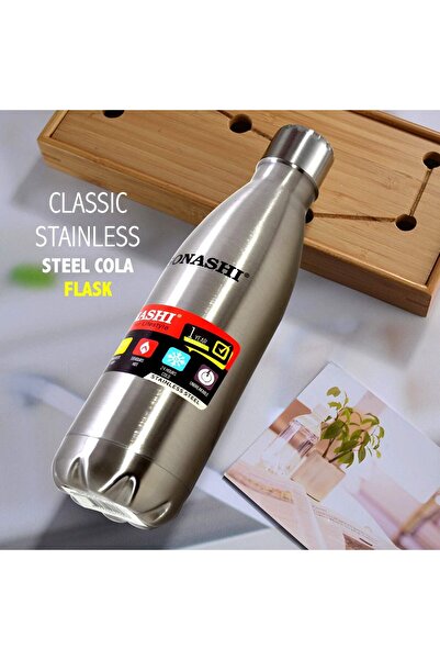 sonashi زجاجة مياه رياضية معزولة بالفراغ، مصنوعة من الفولاذ المقاوم للصدأ، خالية من مادة BPA، بسعة 1 لتر (SVB-1002)