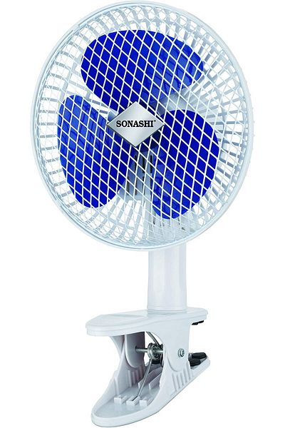 sonashi 7'' Clip Fan - Sf-8009c (blue)