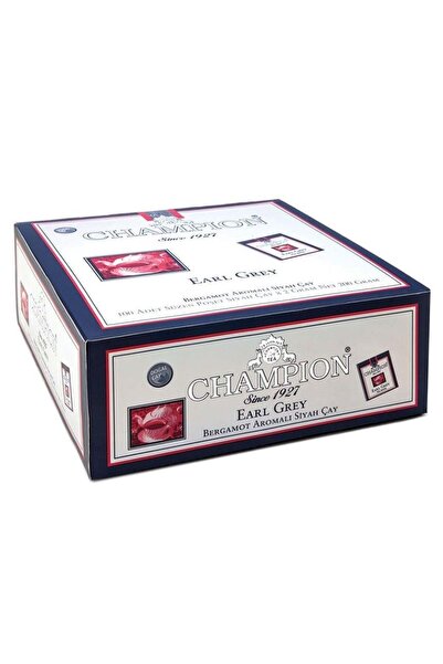 Champion Earl Grey Bardak Poşet 100 Adet (BERGAMOT - TOMURCUK ÇAYI)