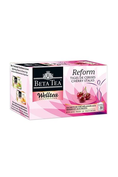 Beta Tea Kiraz Saplı Poşet Çay Welltea Reform Collection 20x1,8 gram