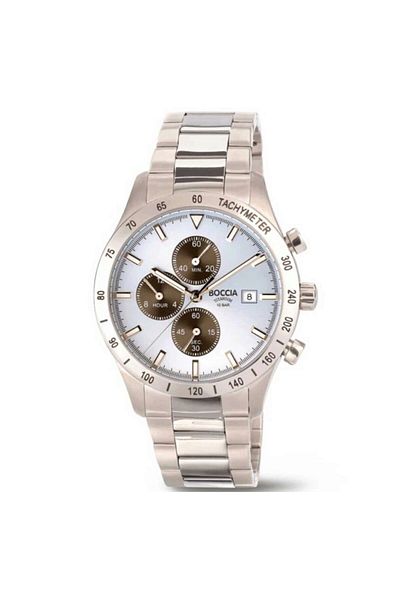 Boccia Mens Watch 3739-01, Quartz, 40mm, 10atm