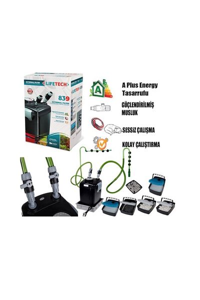 Lifetech Full of 1500 Liters 839 External Filter - New Case