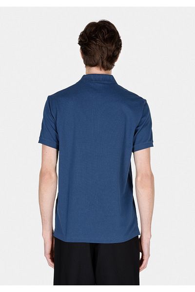 Colin's Tricou albastru cu mânecă scurtă pentru bărbați, cu gât polo, cu croială normală