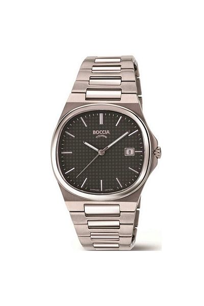 Boccia Mens Watch 3657-04, Quartz, 39mm, 5atm