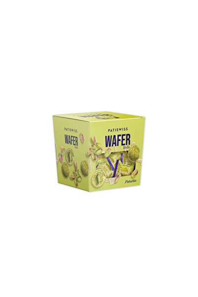 Patiswiss Wafer Antep Fıstığı Kreması Kaplamalı Ve Dolgulu Gofret, 150g