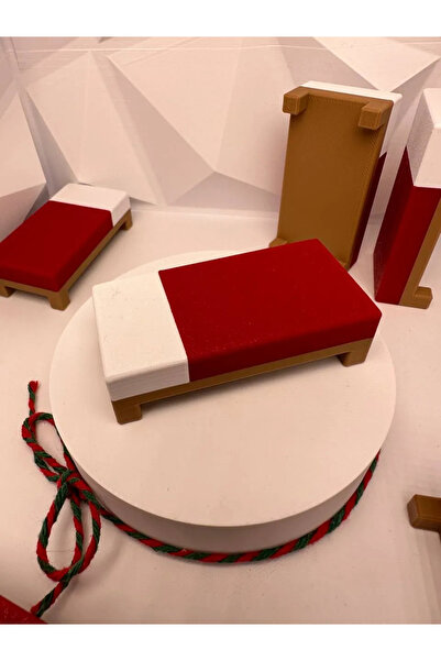 Genel Markalar Minecraft, Yatak - Bed Figürü Blok Model