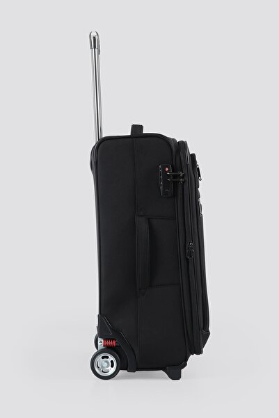ÇÇS Ççs 2 Tekerleki Kaliteli Kumaş Valiz CCS-710 Siyah