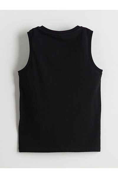 LC Waikiki Lcw Eco Black Crew Neck Boys Undershirt