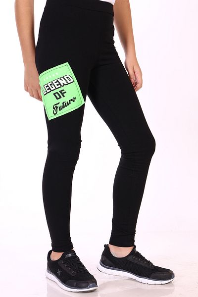 Toontoy Girl's Neon Detailed Tights