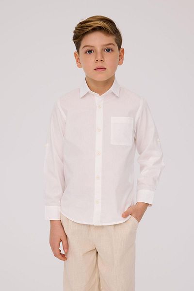 Nebbati Bg Store Boy's Ecru Shirt