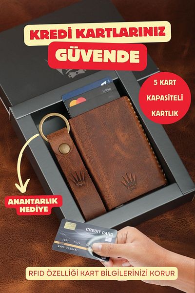 WATCHOFROYAL Πορτοφόλι από γνήσιο δέρμα Lagos μαύρο
